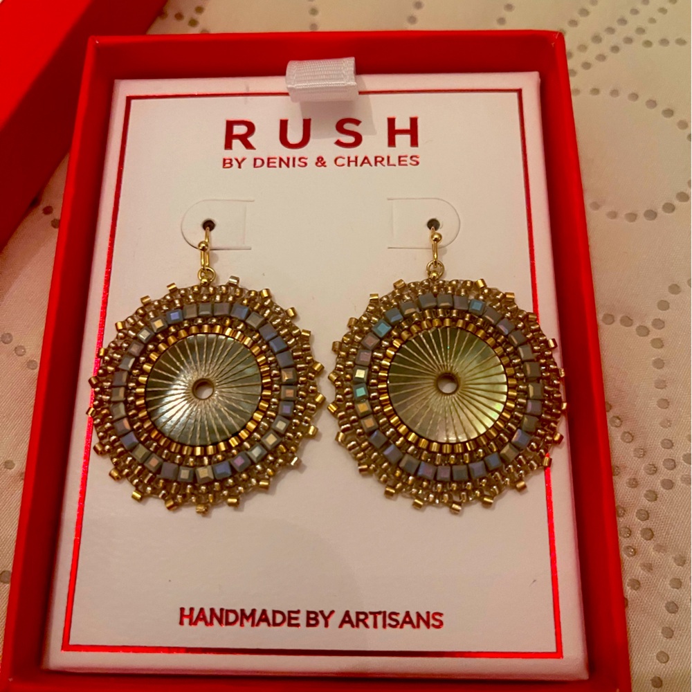 New in box.  Rush earrings